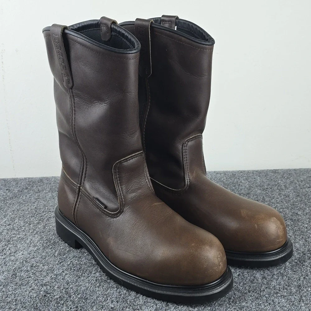 Red Wing 2230 Pull On Work Boots Men's 11.5 Brown Steel Toe Waterproof USA